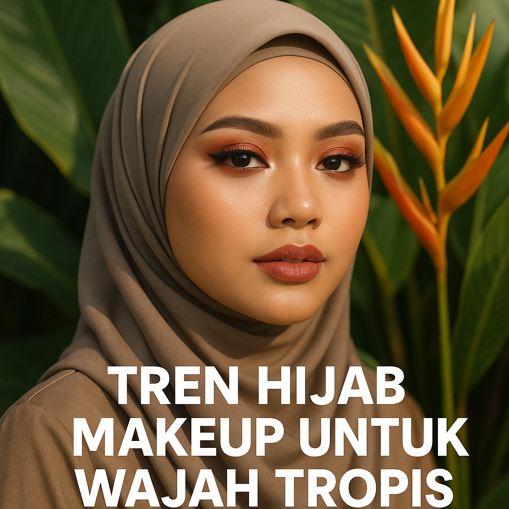 Tren Hijab Makeup untuk Wajah Tropis