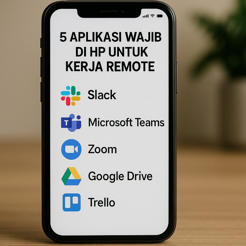 5 Aplikasi Wajib di HP untuk Kerja Remote