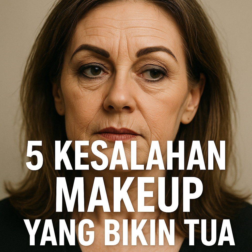 5 Kesalahan Makeup yang Bikin Tua